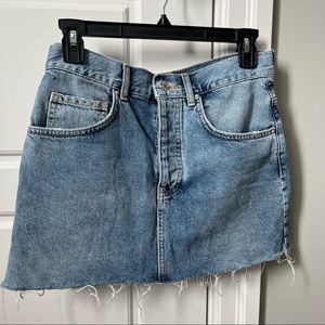 Denim Mini Skirt